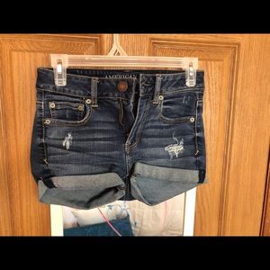 American Eagle Hi-Rise Shortie Shorts